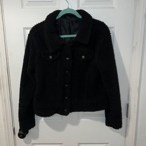 Black Teddy Coat